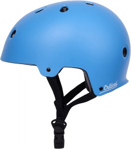 hover board blue helmet