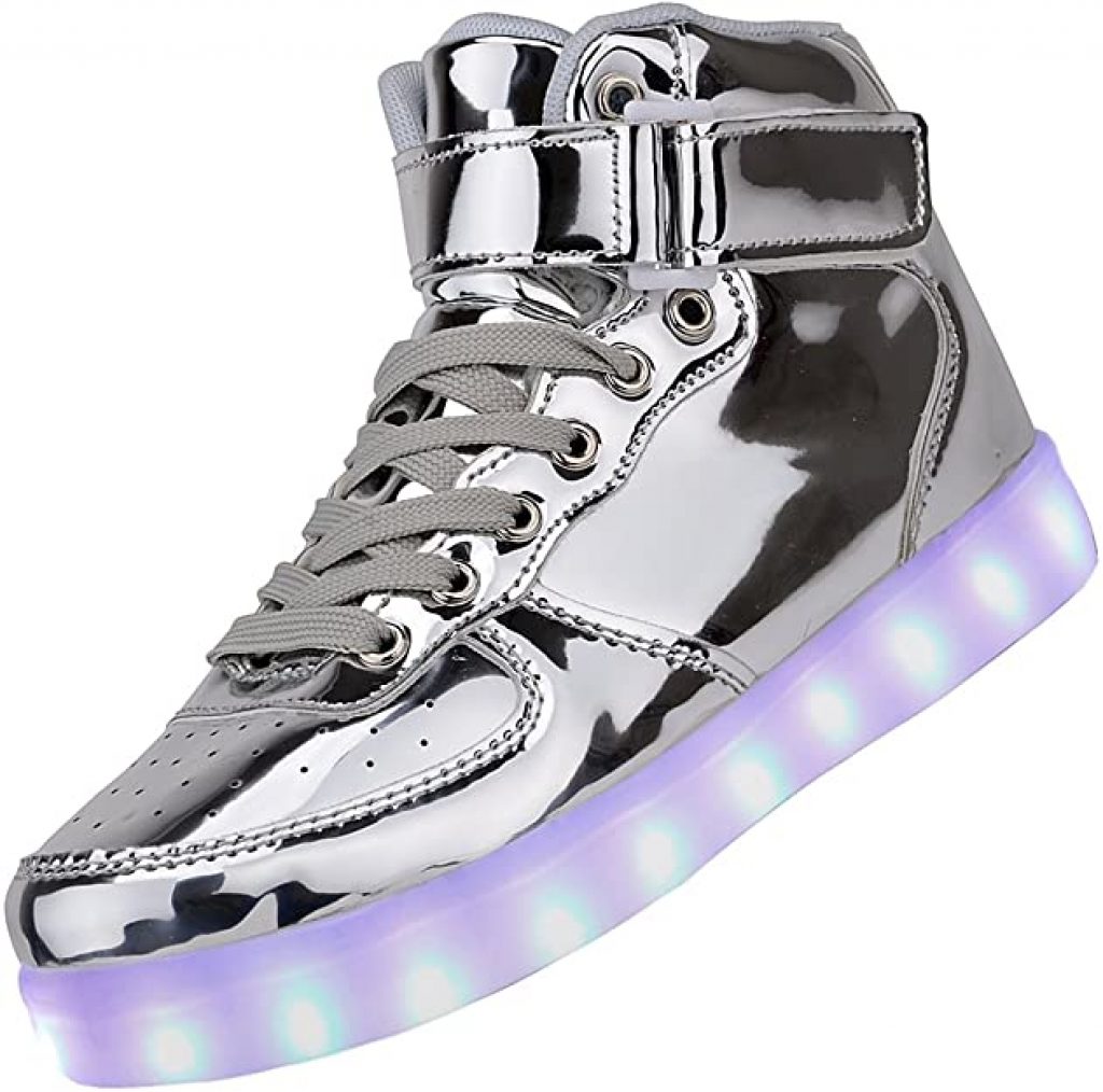 Odema Unisex LED Shoes High Top Light Up Sneakers