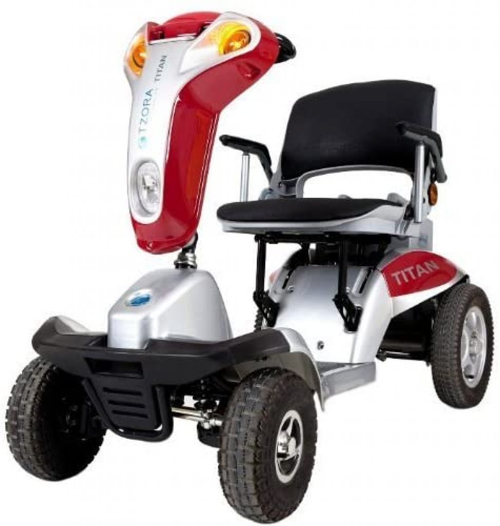 Mobility Scooter XL Hummer 4 -Wheel Electric Folding Titan 4 By Tzora