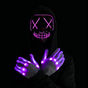 Halloween Led Mask Light Up Scary