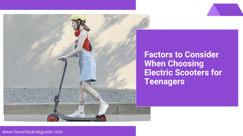 Best Electric Scooters for Teenagers in 2023