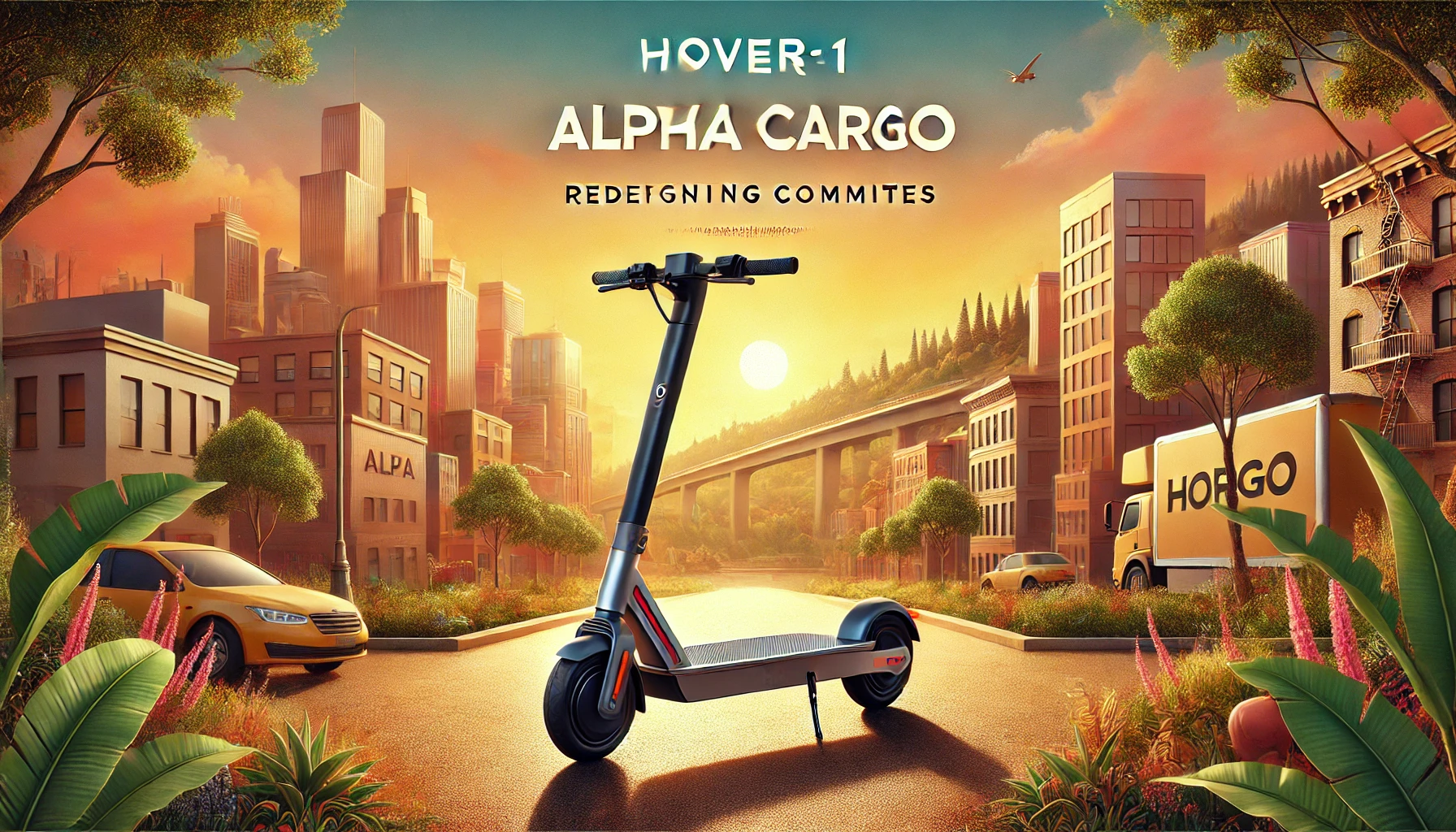 Revolutionize Your Ride with the Hover-1 Alpha Cargo E-Scooter