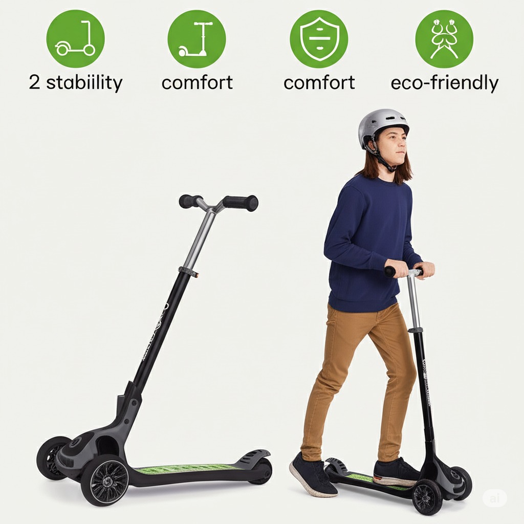  3-Wheel Kick Scooters for Adults