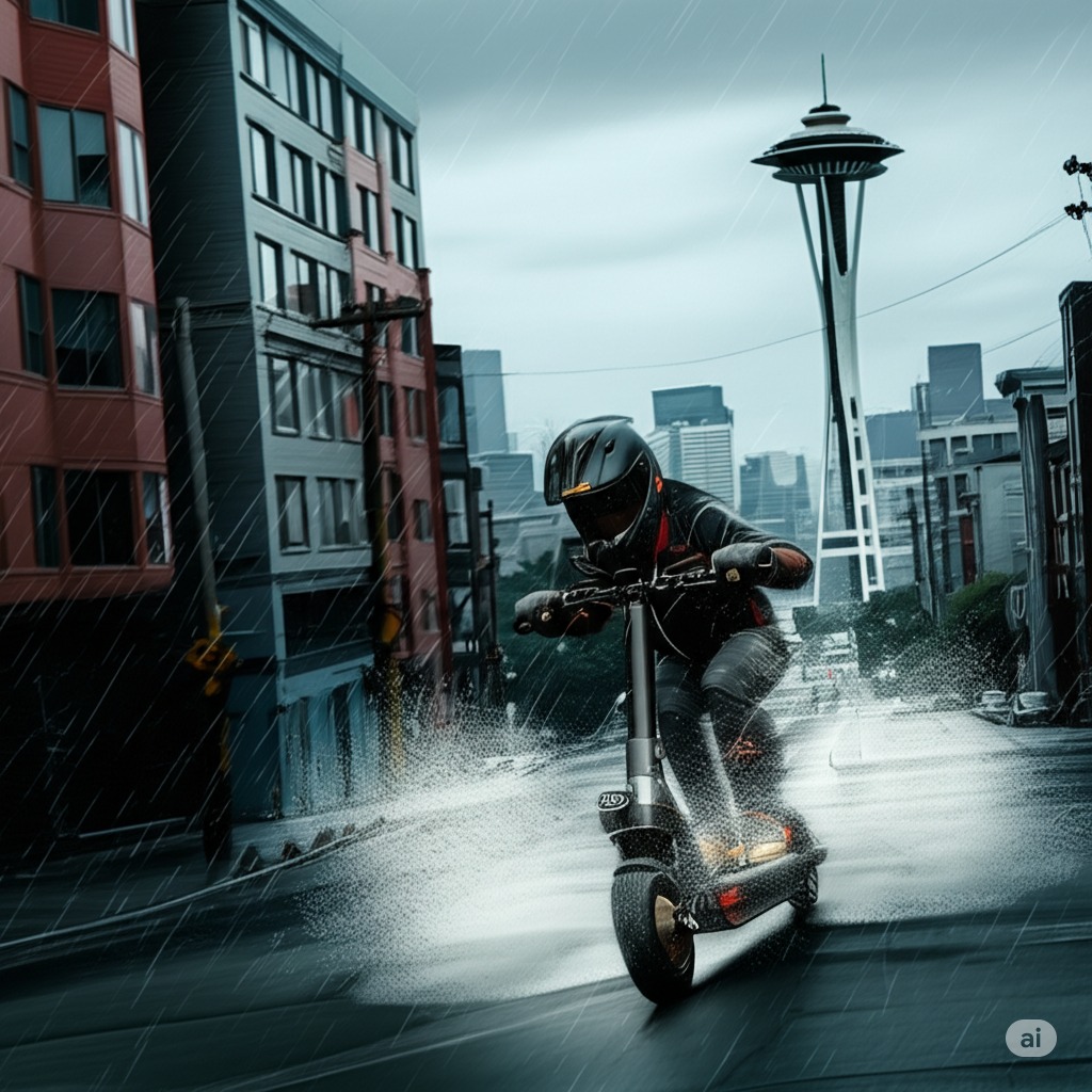 Joyor S5 safety features brakes and lights