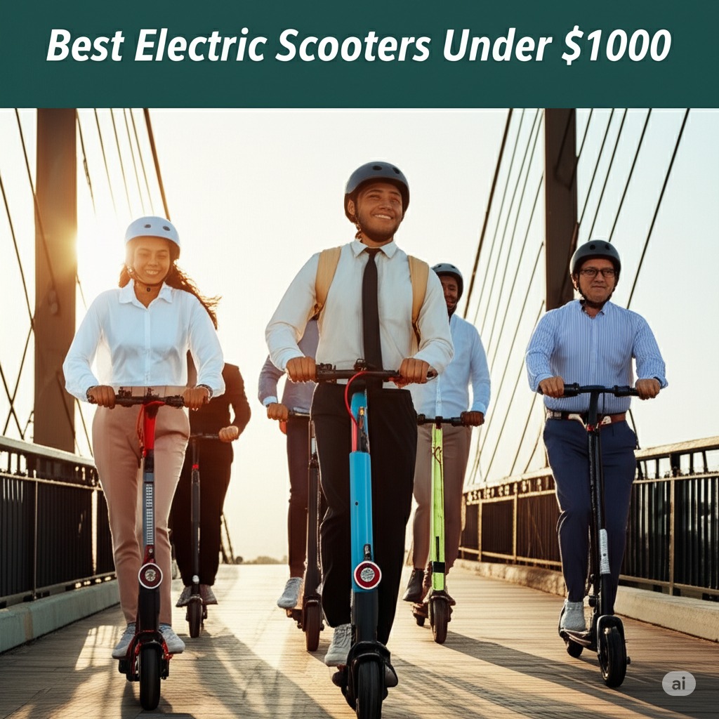 Best Electric Scooters Under $1000 in 2025