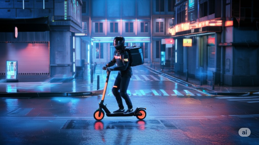 Electric Scooter for Delivery Jobs