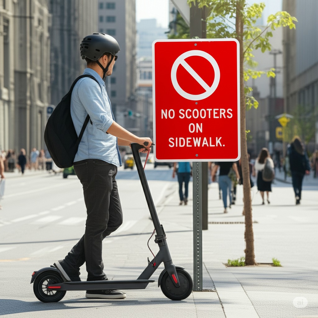 Are Electric Scooters Allowed on Sidewalks