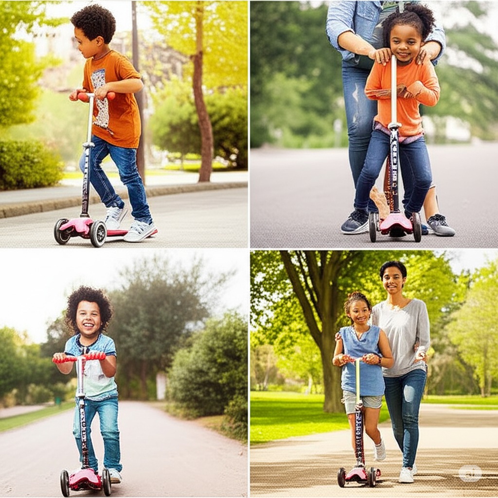 Benefits of 3-wheel electric scooters for kids development and family bonding