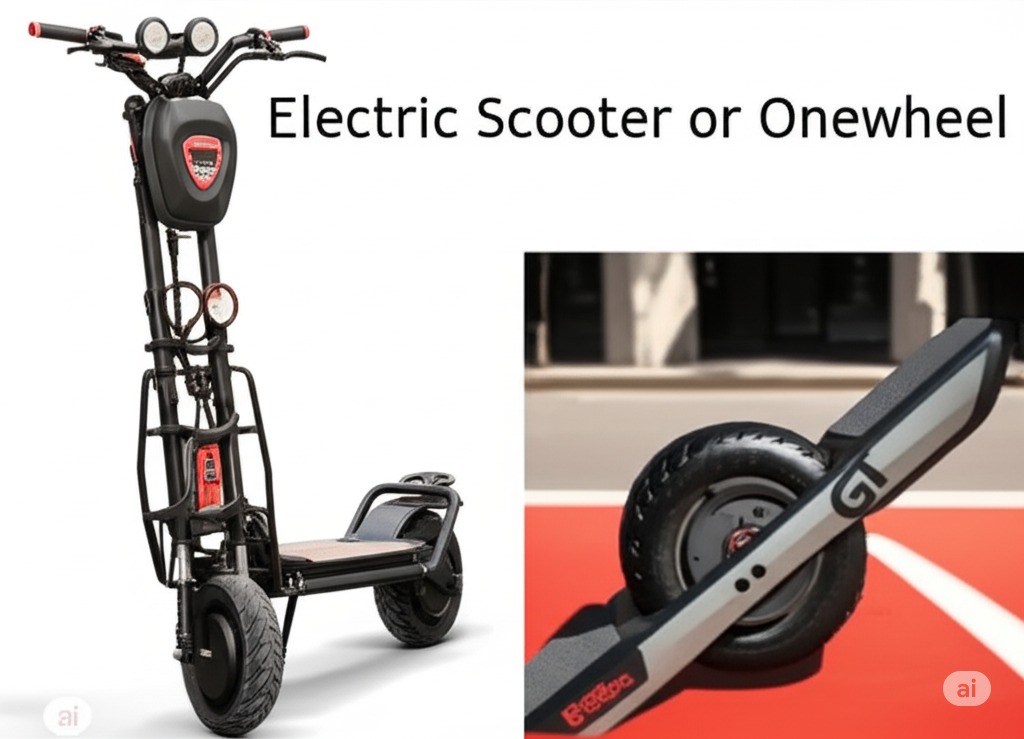 Electric Scooter or Onewheel