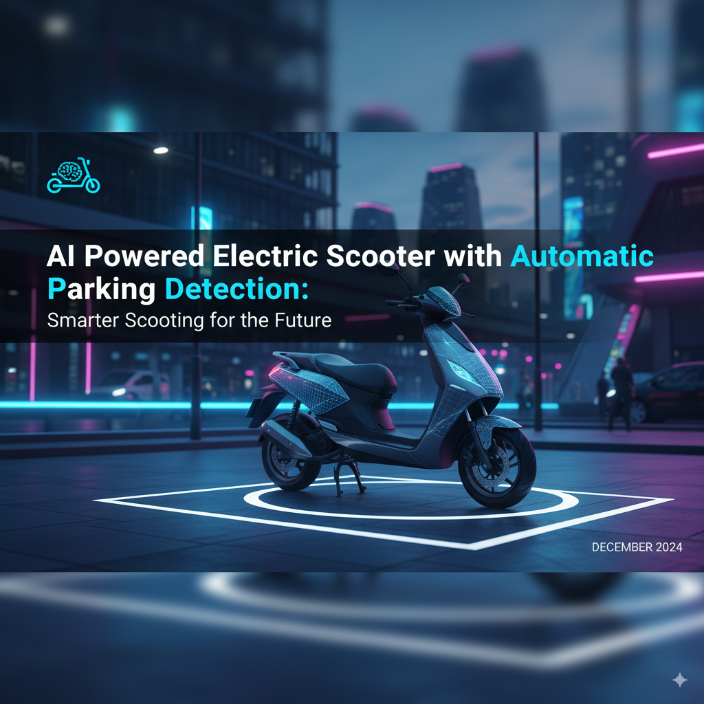 AI-Powered Electric Scooter with Automatic Parking Detection
