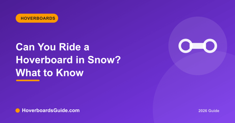 Can You Ride a Hoverboard in Snow? What to Know - HoverboardsGuide