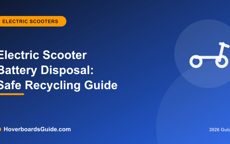 Electric Scooter Battery Disposal: Safe Recycling Guide - HoverboardsGuide