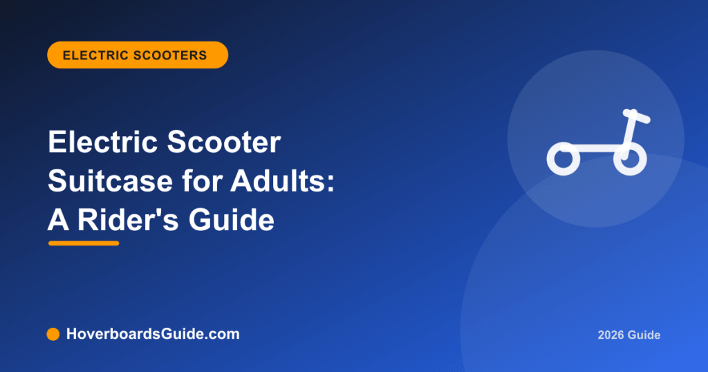 Electric Scooter Suitcase for Adults: A Rider's Guide - HoverboardsGuide