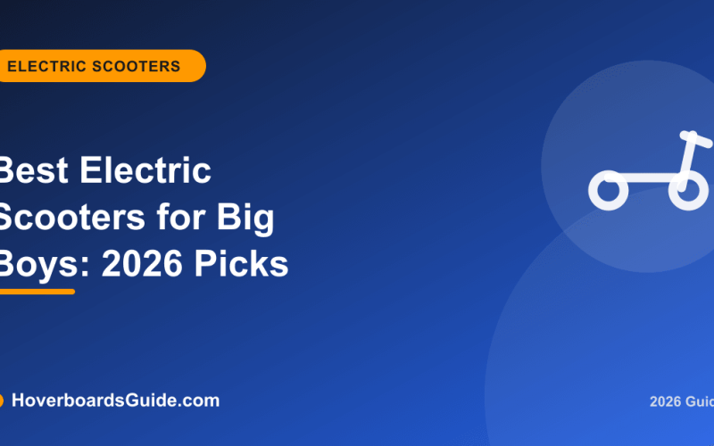 Best Electric Scooters for Big Boys: 2026 Picks - HoverboardsGuide
