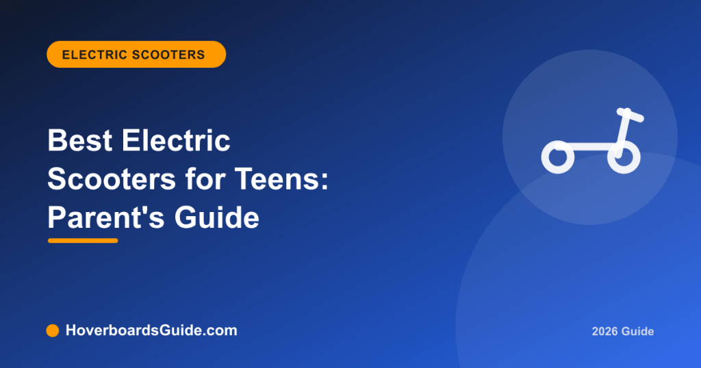 Best Electric Scooters for Teens: Parent's Guide - HoverboardsGuide