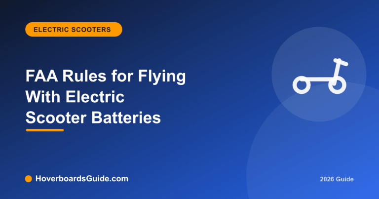FAA Rules for Flying With Electric Scooter Batteries - HoverboardsGuide