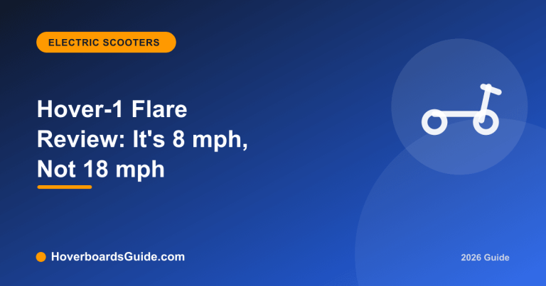 Hover-1 Flare Review: It's 8 mph, Not 18 mph - HoverboardsGuide