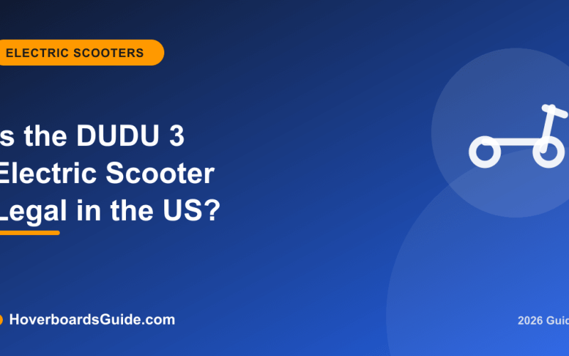 Is the DUDU 3 Electric Scooter Legal in the US? - HoverboardsGuide