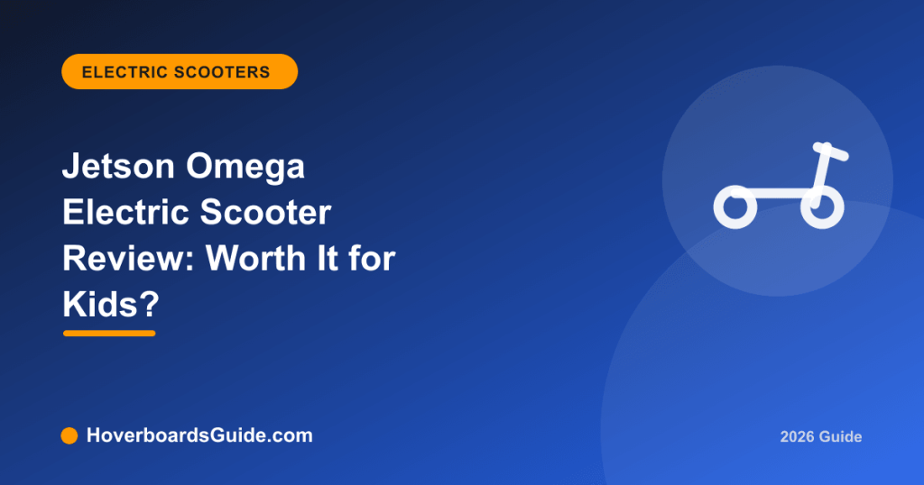 Jetson Omega Electric Scooter Review: Worth It for Kids? - HoverboardsGuide