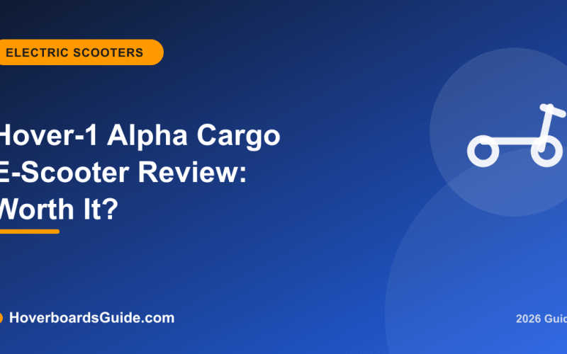 Hover-1 Alpha Cargo E-Scooter Review: Worth It? - HoverboardsGuide