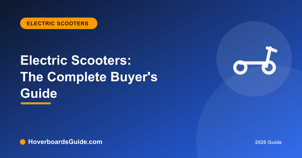 Electric Scooters: The Complete Buyer's Guide - HoverboardsGuide