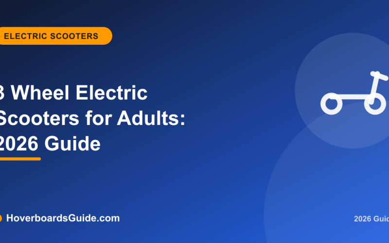 3 Wheel Electric Scooters for Adults: 2026 Guide - HoverboardsGuide