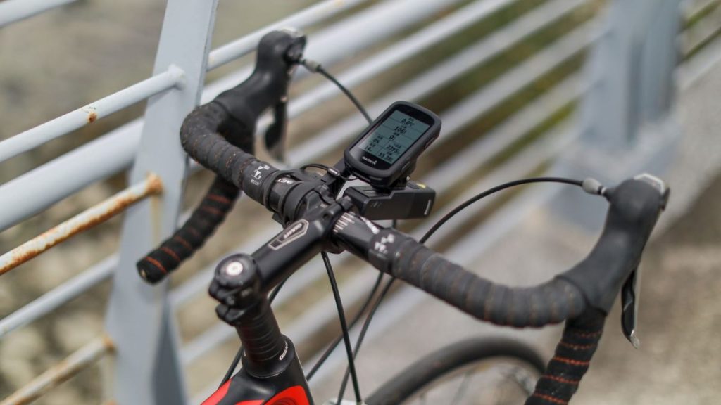 Bicycle handlebar with a bike computer
