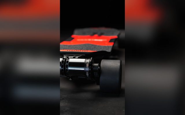 Electric skateboard with a powerful motor